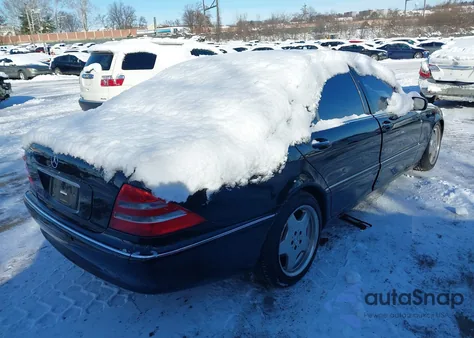 2002 Mercedes-Benz S 500 from USA, damaged, VIN WDBNG75J02A245775